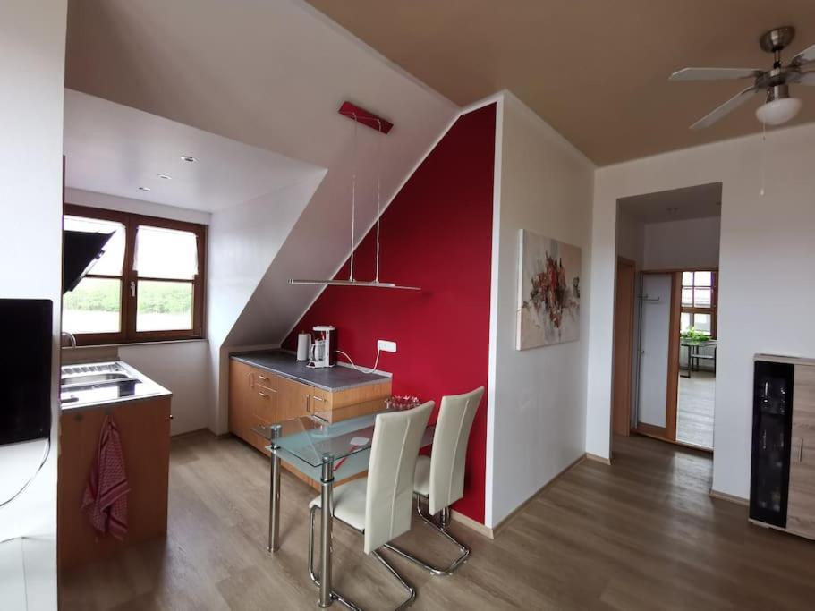 Studio Und Apartment Auf Dem Pferdehof Burgpreppach Dış mekan fotoğraf